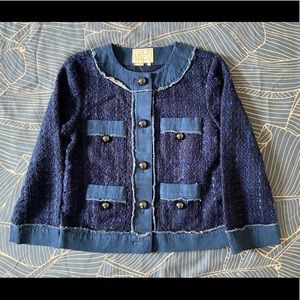 Kate Spade Denim Tweed Jacket